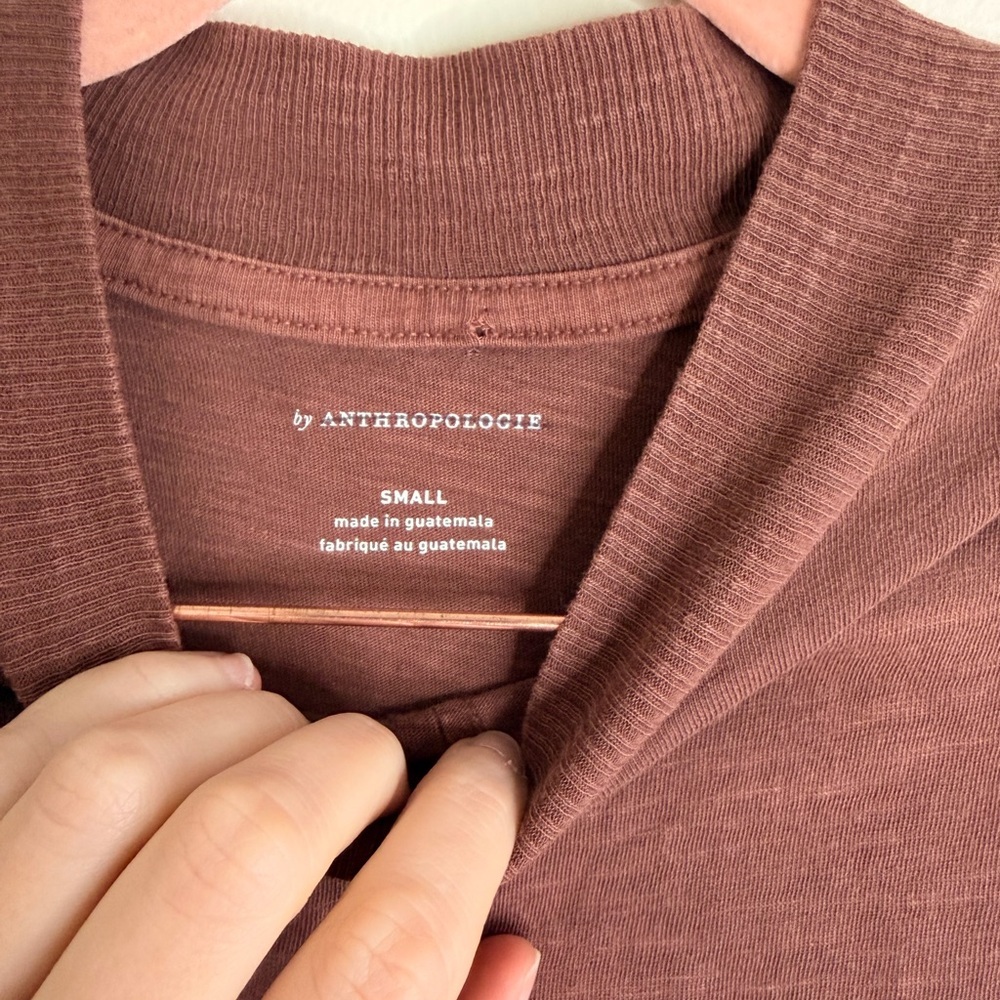 Anthropologie Brown Muscle Tee - Picture 4 of 4